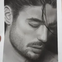 طراحی چهره|تابلو، نقاشی، عکس|خمین, |دیوار