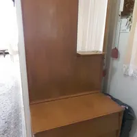 جالباسی چوب با آینه و سه قفسه