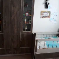 تخت گهواره شو کودک|تخت و سرویس خواب|اصفهان, اطشاران|دیوار