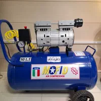 پمپ باد ۵۰ لیتر سایلنت مارک مفیددرحدنوگارانتی داره