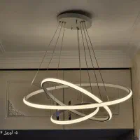 کارگاه لوستر آویز 5 حالت نوری مدرن با کنترل