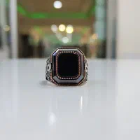 انگشتر نقره مردانه