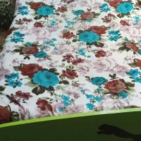 تخت خواب یکنفره نیاز به تعمیر جزئی داره|تخت و سرویس خواب|مشهد, فارغ التحصیلان|دیوار