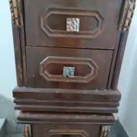 یک جفت پاتختی چوبی سفارشی|تخت و سرویس خواب|مشهد, امیریه|دیوار