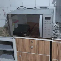 ماکروویو ویرپول 42 لیتری لمسی رنگ نقره|اجاق گاز و لوازم برقی پختوپز|مراغه, |دیوار