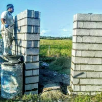 بنایی بلوک چینی دیوار چینی سیمانکاری