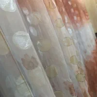 پرده حریر قهوه ای، کرم|پرده، رانر، رومیزی|گرمدره, |دیوار