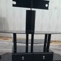 میز تلویزیون شیشه ای