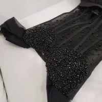 پیرهن مجلسی سنگ دوزی شده کار بسیار شیک|لباس|خرمآباد, |دیوار