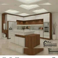 کابینت و کمد دیواری با طراحی سه بعدی