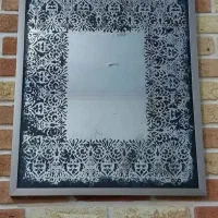 آینه انتیک کاری شده