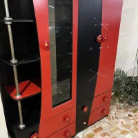 کمد و ویترین دو تیکه در حد نو