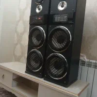 اسپیکرقدرتمند ONIX.،به همراه میز تلویزیون.|سیستم صوتی خانگی|فردیس, انبار نفت|دیوار