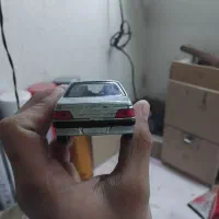 ماکت پژو ۴۰۵ (رنگ نقره ای) مقیاس کوچک|اسباب‌‌بازی|گمیشان, |دیوار