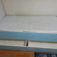 تخت و کمد نوجوان با تشک ۱۸۰ در ۸۰|تخت و سرویس خواب|تهران, سید خندان (جلفا)|دیوار