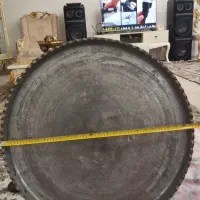 7عدد سینی مسی قدمتدارو عتیقه و قابلمه و آفتابه مسی|کلکسیون اشیاء عتیقه|مرند, |دیوار