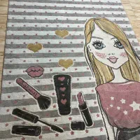فرش۴ متری  اتاق کودک دخترانه