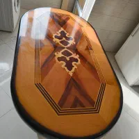 میز ناهارخوری منبت شش نفره