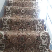 گیلم فرش راه پله سه طبقه کامل|فرش|ساوه, |دیوار