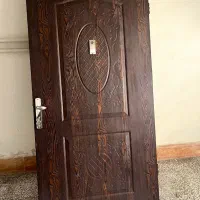 درب چوبی پذیرایی