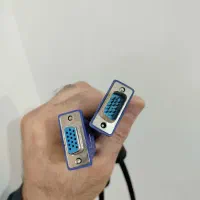 کابل ده متری vga مانیتور استاندارد|قطعات و لوازم جانبی رایانه|قم, نخودی|دیوار