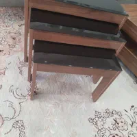 میز وسط همراه با ۳عسلی سالم|مبلمان خانگی و میز عسلی|شاهرود, |دیوار