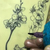 (مدل تتو با هزینه مواد) طراحی و اجراءتتو بدن تَتی