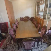 میزه ناهار خوری ده نفره بهمرا مبله هفت نفره|مبلمان خانگی و میز عسلی|اصفهان, همت‌آباد|دیوار
