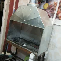 منقل با فن اماده در حد نو