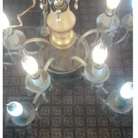 لوستر برنجی ۵ شاخل