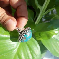 فیروزه اصل نیشابور زخمات یک سانت نیم|جواهرات|میناب, |دیوار