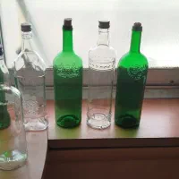 بطری شیشه ای دکوری اصل