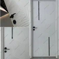 درب  ضداب  ضدسرقت لابی تمام چوب کمددیوارکابینت