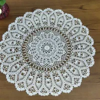 رومیزی قلاب بافی روپشتی