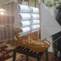 ماکت کشتی دست ساز خودم هست