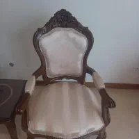 فروش مبلمان ۷ نفره در حد نو و چوب گردو|مبلمان خانگی و میز عسلی|تهران, ونک|دیوار