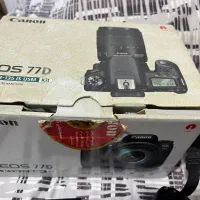 دوربین کانن کنون canon 77d  همراه با لنز|دوربین عکاسی و فیلم‌برداری|ساری, |دیوار
