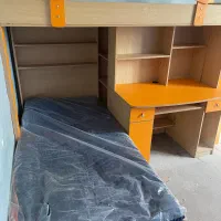 تخت دو طبقه بالسا به همراه میز تحریر