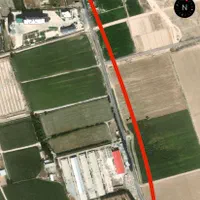 ۱۰۰۰ متر باغ میوه ده حسن دیوارکشی