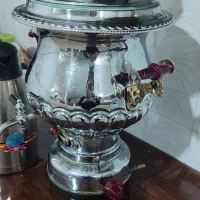 سماور ۱۰ لیتری و فلاسک|سماور، چای‌ساز، قهوه‌ساز|کرمانشاه, |دیوار