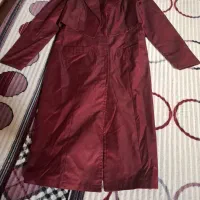 مانتو پاییزه  زرشکی  رنگ