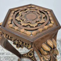 پایه گلدون خاص و خوش ساخت از چوب راش