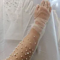 دستکش تور مجلسی عروس|لباس|تهران, شمشیری|دیوار