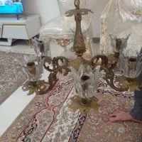 لوستر برنزی ۶ شاخه