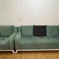 مبل ۷ نفره و میز جلو مبلی و سه میز عسلی