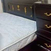 تخت خواب دونفره تمام چوب