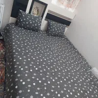 تخت دونفره با تشک و رو تختی