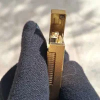 فندک دانهیل روکش طلا آنتیک ۲۰ میکرون