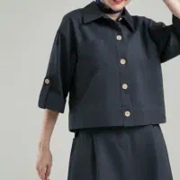 ست شومیز کراپ دامن کتان نو سایز ۴۶میخوره فری سایز|لباس|اندیشه, اندیشه فاز ۴|دیوار