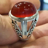 انگشتر عقیق سرخ